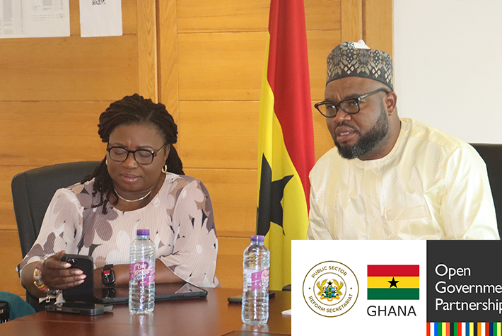 Minister of State, Public Sector Reforms and Deputy Minister for Communication Digital Technology and Innovation During the Meeting Minister of State, Public Sector Reforms and Deputy Minister for Communication Digital Technology and Innovation During the Meeting